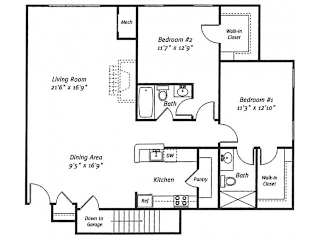 Otis Floor Plan | Residences at Westborough