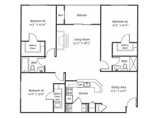 Fisher Floor Plan | Residences at Westborough