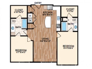Salerno Floor Plan at The Rialto, Florida, 32819