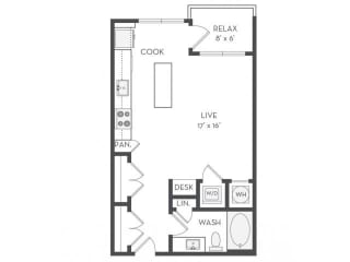 S1 Floor Plan  at The District at Rosemary, Sarasota, FL