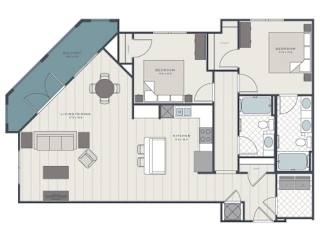 The Ashley Floor Plan at The Standard, Charleston, SC