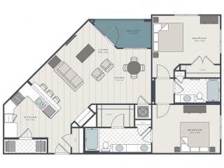 The Cooper Floor Plan at The Standard, Charleston