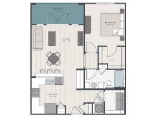 The Folly Floor Plan  at The Standard, South Carolina
