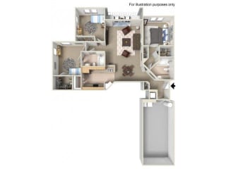 Barbados Floor Plan at Yacht Club, Bradenton, Florida