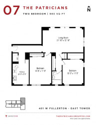 Group Fox - The Patricians - Convertible Floor plan Group Fox - The Patricians - Convertible Floor plan