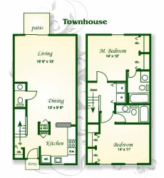 Floor Plan The Cypress Townhouse