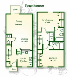 Floor Plan The Drayton Townhouse