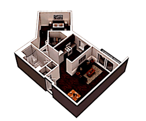 Floor Plan 1 Bedroom