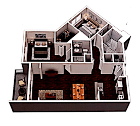 Floor Plan 2 Bedrooms