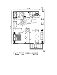 Floor Plan 1 Bedroom