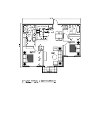 Floor Plan 2 Bedrooms