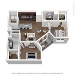 Floor Plan 2 Bedroom