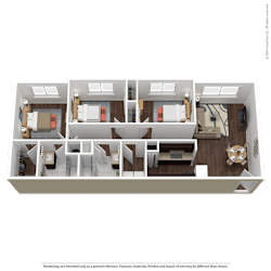 Floor Plan 3 Bedroom TH
