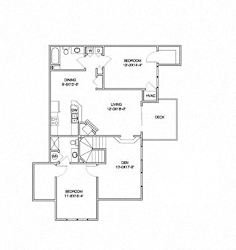2 bedroom den 2 bath