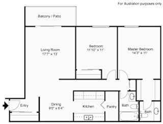 2 bedroom 1.5 bath