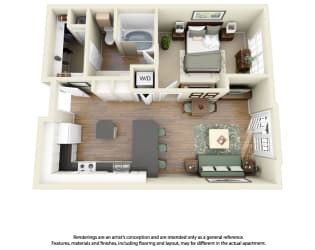 at Villas at Katy Trail Apartments, Texas, 75201