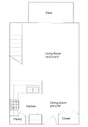 Floor Plan Studio Loft