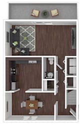 Floor Plan 3 Bedroom Townhome
