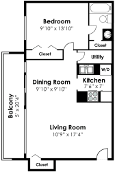 1 Bedroom 1 Bath 1 Bedroom 1 Bath