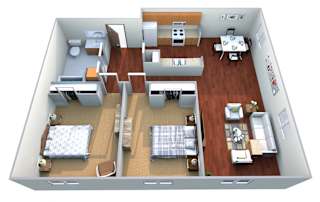 The Cheyenne Floor Plan at Pinewood Estates, Minnesota, 55398