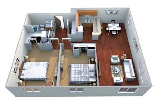 The Merrimack Floor Plan at Pinewood Estates, Zimmerman, MN