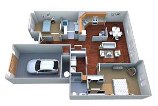 The Woods Floor Plan at Silver Oaks Townhomes, Sartell, Minnesota