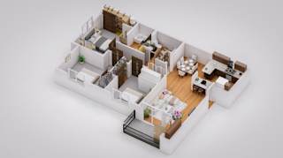 Floor Plan 3 Bed, 2 Bath