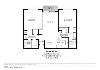 Floor Plan Two Bedroom