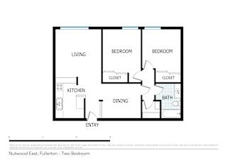 Floor Plan 2 Bedroom Apartment
