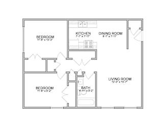 Floor Plan 2 Bedroom