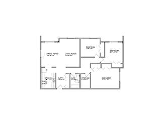 Floor Plan 3 Bedroom Flat