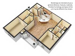 Crescent (traditional) Floorplan at Ultris Wynnfield Lakes