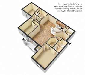 Neptune (traditional) Floorplan at Ultris Wynnfield Lakes