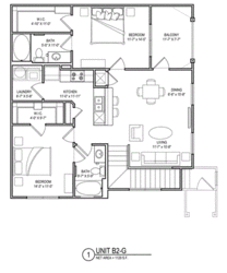 2 bed 2 bath G at Audubon Park Apartment Homes, Louisiana, 70791