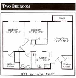 Floor Plan 2 Bedroom