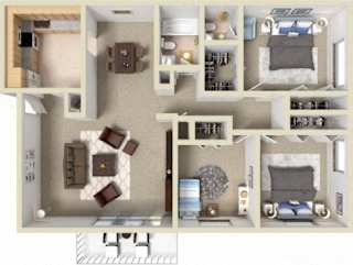 Floor Plan One Bedroom