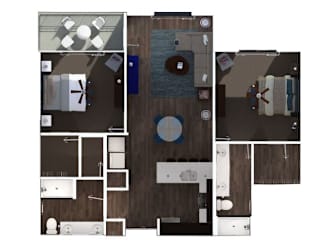 2 bed 2 bath H at The Royale at CityPlace, Overland Park, KS