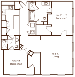 Metropolitan 11 Floor Plan at Metro67, Tennessee