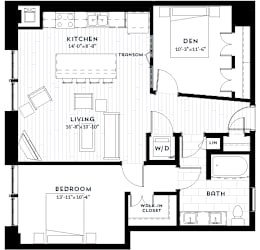 Floor plan at Custom House, St. Paul, MN