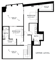 3+A Floor plan at Custom House, Minnesota