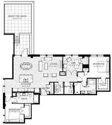 PH2 Floor plan at Custom House, St. Paul, MN