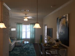 Warm And Inviting Living Room at CLEAR Property Management , The Lookout at Comanche Hill, San Antonio, TX