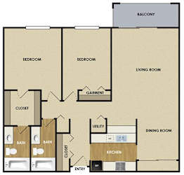 Floor Plan Birch - 2A