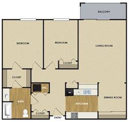 Floor Plan Balsam Fir - 2C