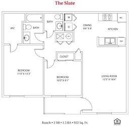 Floor Plan The Slate