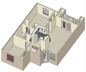 Floor Plan Two Bedroom Enhanced