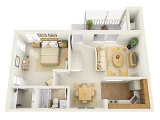 The Cambridge Floor Plan at Lake in the Woods, Melbourne, FL