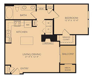 Floor Plan A2 - Bacchus