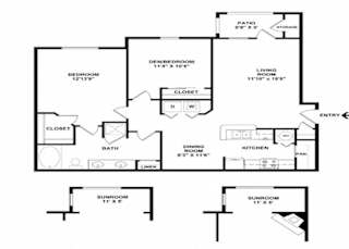 Floor Plan The Hibiscus B1