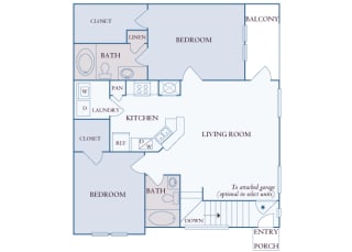 Carrington Place at Shoal Creek - B4 - 2 bedrooms 2 bathrooms - 2D Carrington Place at Shoal Creek - B4 - 2 bedrooms 2 bathrooms - 2D
